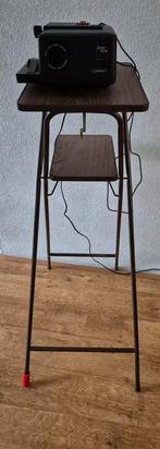 Vintage Zeiss Ikon Diaprojector met scherm en dia's, Ophalen, Gebruikt, Met scherm