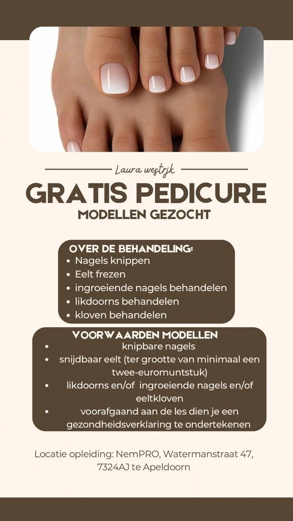 GRATIS PEDICURE BEHANDELING, Diensten en Vakmensen, Schoonheidsspecialisten | Pedicure, Nagelverzorging, Voetverzorging
