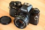 Ricoh KR-5 met 55mm lens KRINGLOOPVONDST, Ophalen of Verzenden, Gebruikt, Spiegelreflex, Overige Merken