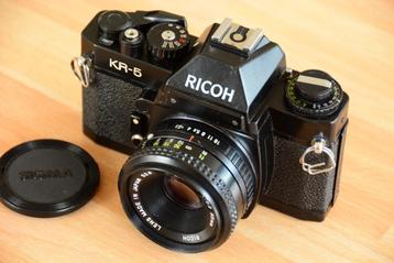 Ricoh KR-5 met 55mm lens KRINGLOOPVONDST beschikbaar voor biedingen