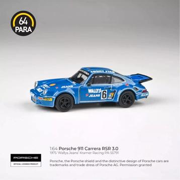 1974 porsche 911 3.0 rsr wally's jeans 1:64 64 para beschikbaar voor biedingen