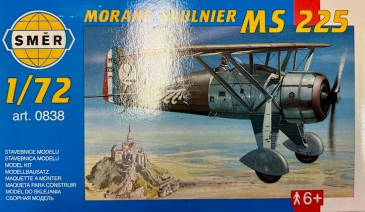 Coelianmodels, Smer 0838, Morane Saulnier MS225, 1/72, €5,99, Hobby en Vrije tijd, Modelbouw | Vliegtuigen en Helikopters, Nieuw