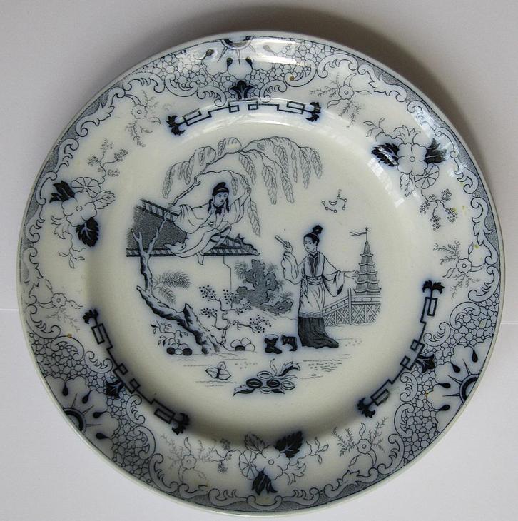 Antiek Bord Timor Petrus Regout Maastricht Delfts Blauw, Antiek en Kunst, Antiek | Servies los, Ophalen of Verzenden