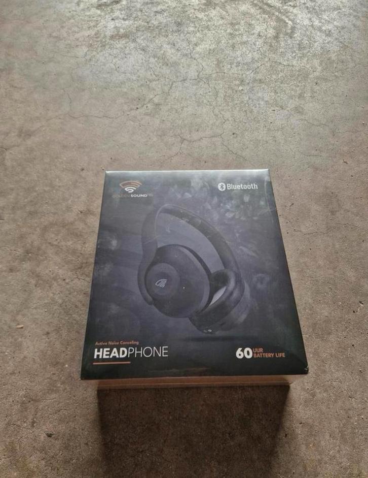 GoldenSound Nieuwe Koptelefoon - Noise Cancelling - 60 uur, Audio, Tv en Foto, Koptelefoons, Nieuw, Over oor (circumaural), Overige merken