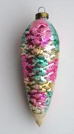 Oude Kerstbal Lange Dennenappel, meerkleurig, Diversen, Kerst, Ophalen of Verzenden