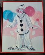 Kunstwerk Clown van Oberstein in moderne lijst - replica., Ophalen of Verzenden