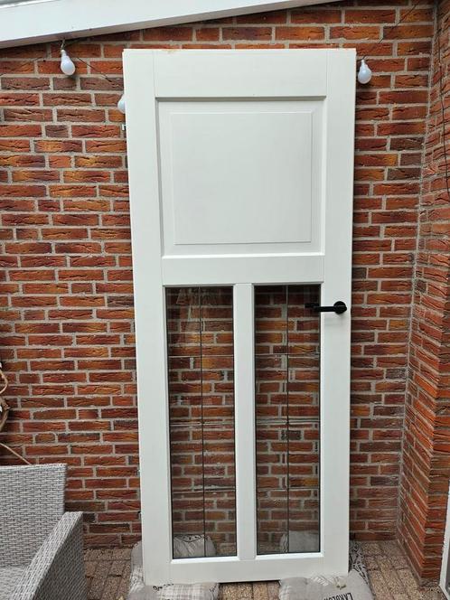 Opdek deur- tussendeur- ZGAN koopje!, Doe-het-zelf en Verbouw, Kozijnen en Schuifpuien, Zo goed als nieuw, Deurkozijn, Hout, 225 cm of meer