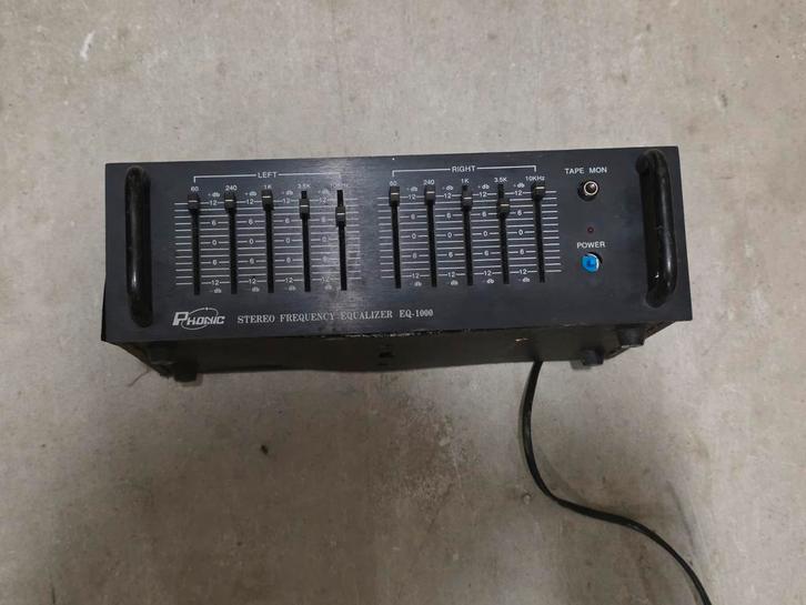 Phonic EQ-1000 Equalizer - Gebruikt, Audio, Tv en Foto, Professionele Audio-, Tv- en Video-apparatuur, Gebruikt, Audio, Ophalen of Verzenden