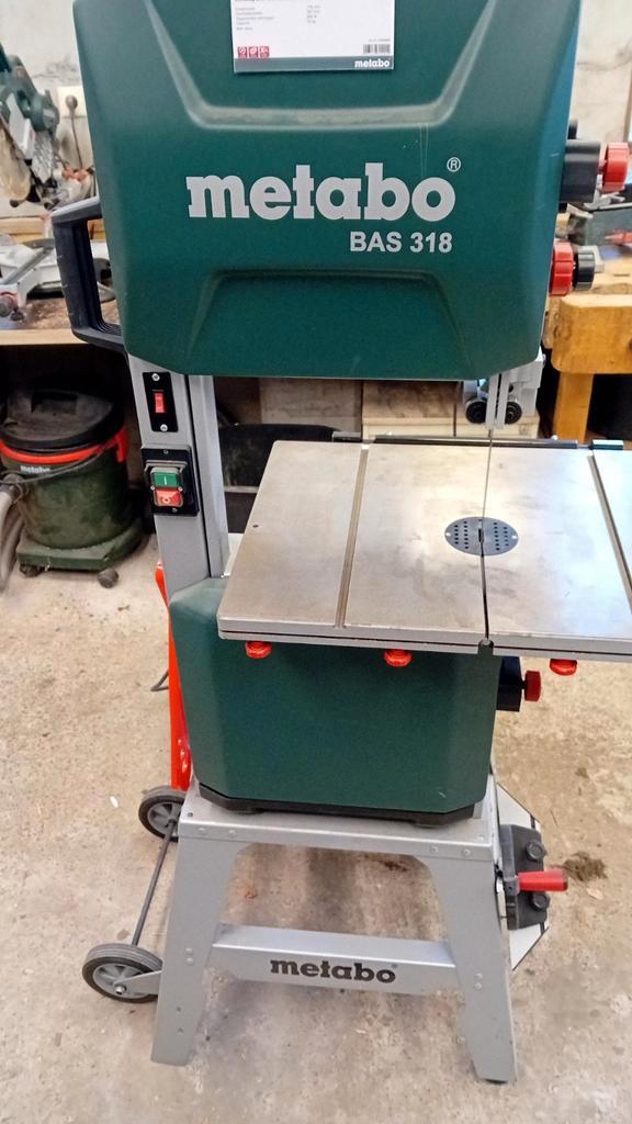 Metabo lintzaag Bas 318 (groot), Doe-het-zelf en Verbouw, Gereedschap | Zaagmachines, Nieuw, Lintzaag, 600 tot 1200 watt, 70 mm of meer