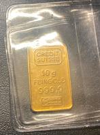 10 gram goudbaar credit suisse 5% boven koers, Ophalen of Verzenden, Goud