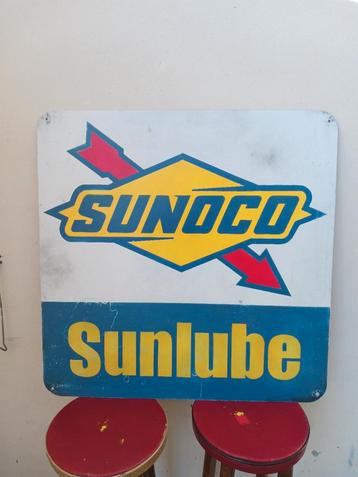SUNOCO Sunlube metalen reclamebord beschikbaar voor biedingen