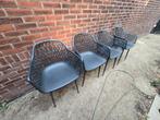 Kunststof tuinstoelen 4 stuks, Tuin en Terras, Tuinsets en Loungesets, Ophalen, Zo goed als nieuw, Kunststof