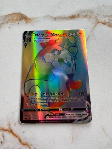 Morpeko VMAX Pokemonkaart beschikbaar voor biedingen