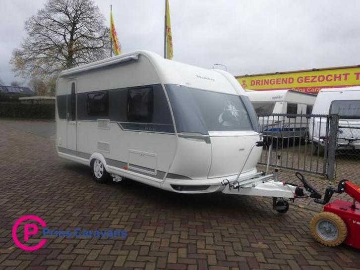 Hobby De luxe 440 SF Met Mover en Airco, Caravans en Kamperen, Caravans, Bedrijf, tot en met 4, 1000 - 1250 kg, Hobby, Airco, Hordeur