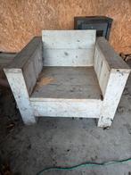 Houten Buitenstoel, Tuin en Terras, Ophalen, Gebruikt, Hout