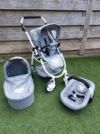 BAYER CHIC 2000 grey kinderwagen compleet ZGAN, Ophalen, Zo goed als nieuw, Overige merken