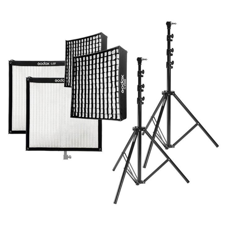 Godox video- en fotolampenset, Audio, Tv en Foto, Fotografie | Fotostudio en Toebehoren, Zo goed als nieuw, Lamp of Flitsset, Ophalen
