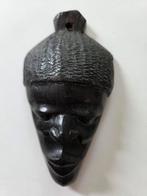 Afrikaans beeld. Portret. Ebbenhout. Ca 13 cm., Antiek en Kunst, Ophalen of Verzenden