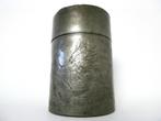 Tinnen theebus gedecoreerd met draak Swatow China 19e eeuw, Antiek en Kunst, Antiek | Tin, Ophalen of Verzenden