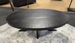 Salontafel Ovaal 130 Zwart Direct/Leverbaar/Enschede E-2150, Huis en Inrichting, Tafels | Salontafels, Ophalen, 100 tot 150 cm
