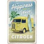Citroen type H bus Happiness relief reclamebord van metaal