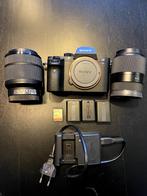 Sony A7S II + 2 lenzen + 3 accu’s + hardcase –Complete set, Ophalen, Gebruikt, Sony, Minder dan 4 keer