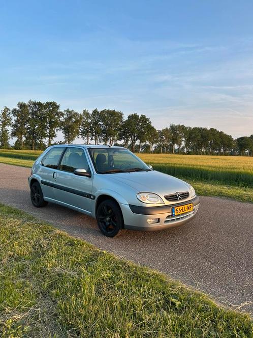 Citroën Saxo 1.6 2003 Blauw, Auto's, Citroën, Particulier, Saxo, Bluetooth, Elektrische ramen, Lichtmetalen velgen, Benzine, Euro 3
