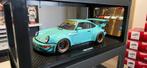 Porsche 911 (964) RWB Tiffany blauw 1:18 GT-Spirit, Hobby en Vrije tijd, Modelauto's | 1:18, Ophalen of Verzenden, Nieuw, Auto