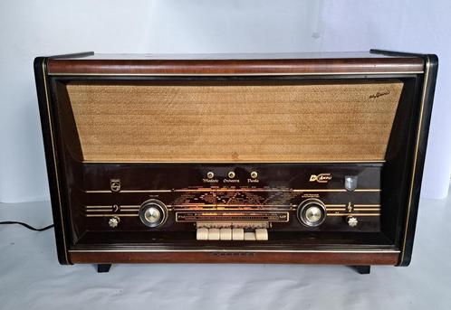 Philips luxe buizenradio 50-er jaren; de B5X72A, Antiek en Kunst, Antiek | Tv's en Audio, Ophalen