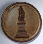 Bronzen penning onthulling Rembrandt standbeeld 1852, Ophalen of Verzenden, Brons, Nederland