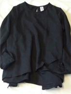 Zwarte blouse maat 158 164 C&A here + there feestelijk feest, C&A, Meisje, Overhemd of Blouse, Ophalen of Verzenden