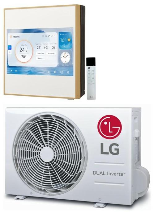 LG Gallery Premium Airco 2.5 & 3.5 kW – Wifi – Incl. Montage, Witgoed en Apparatuur, Airco's, Nieuw, Wandairco, 100 m³ of groter