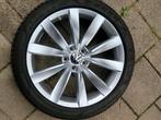 Set van 4 originele 19 inch VW Chennai velgen, 245 mm, Banden en Velgen, Personenwagen, Zomerbanden
