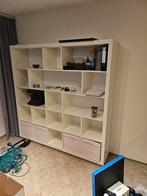Ikea Kallax 5x5 kast met roze bakken, Huis en Inrichting, Kasten | Boekenkasten, Ophalen, Gebruikt, 150 tot 200 cm, Stockholm