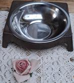 Gietijzeren standaard met enkele voerboek, hond/ kat, Gebruikt, -, -, Ophalen of Verzenden