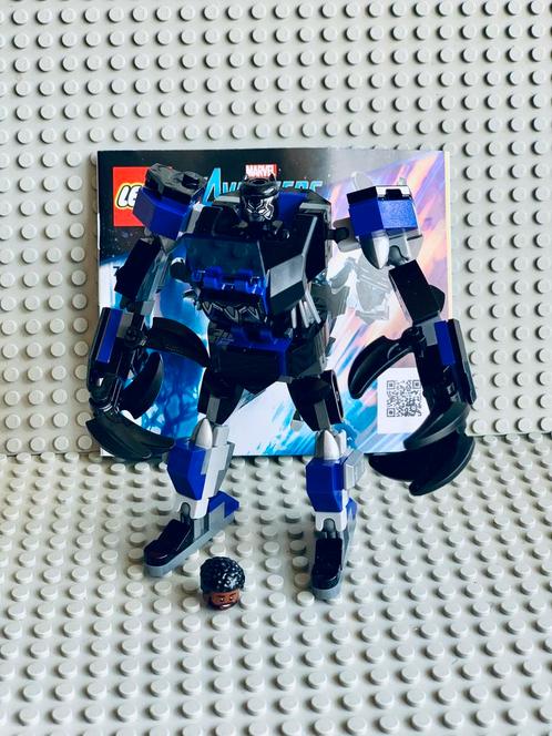 LEGO Marvel 76204 Black Panther Mech Armor, Kinderen en Baby's, Speelgoed | Duplo en Lego, Gebruikt, Lego, Complete set, Ophalen of Verzenden