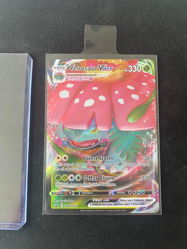 Venusaur vmax swsh102, Hobby en Vrije tijd, Verzamelkaartspellen | Pokémon, Ophalen of Verzenden, Zo goed als nieuw