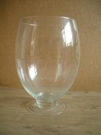 Groot eivormig glas, Gebruikt, Overige kleuren, Ophalen of Verzenden, Glas