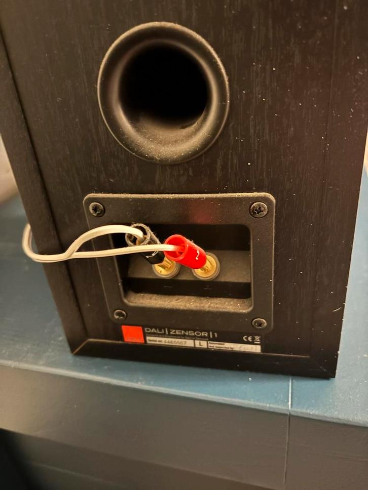 Denon versterker, Dali speakers & Argon subwoofer set, Audio, Tv en Foto, Luidsprekers, Gebruikt, Front, Rear of Stereo speakers