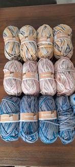 Partijtje Daphne verloopgaren garen 12 bollen 3 kleuren, Ophalen of Verzenden, Zo goed als nieuw, Breien of Haken, Wol of Garen