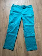 Yessica turqoise stretch zomer 7/8 broek maat 42, Blauw, Maat 42/44 (L), Ophalen of Verzenden, Zo goed als nieuw