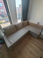 Slaapbank Friheten ikea beige (t.e.a.b.), Huis en Inrichting, Ophalen, Beige, Tweepersoons, Zo goed als nieuw