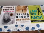3x Sandra Brown -De laatste zet-Ontvoerd-De laatste troef, Ophalen of Verzenden, Gelezen, Sandra Brown