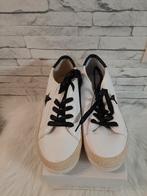WITTE/ZWARTE SCHOENEN, Ophalen of Verzenden, Zo goed als nieuw, Wit, Sneakers of Gympen