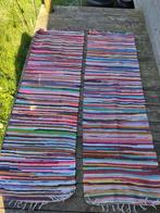 Voddenkleed 200 * 65 kleurrijk kleed 2 stuks, Huis en Inrichting, Stoffering | Tapijten en Kleden, Crème, Gebruikt, 200 cm of meer