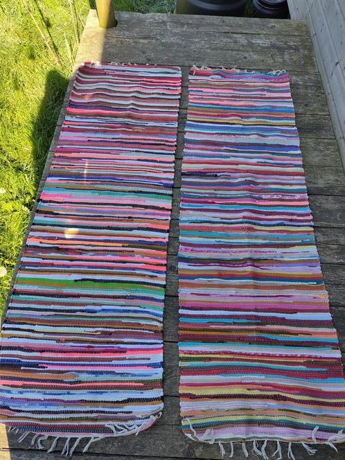 Voddenkleed 200 * 65 kleurrijk kleed 2 stuks, Huis en Inrichting, Stoffering | Tapijten en Kleden, Gebruikt, 50 tot 100 cm, 200 cm of meer