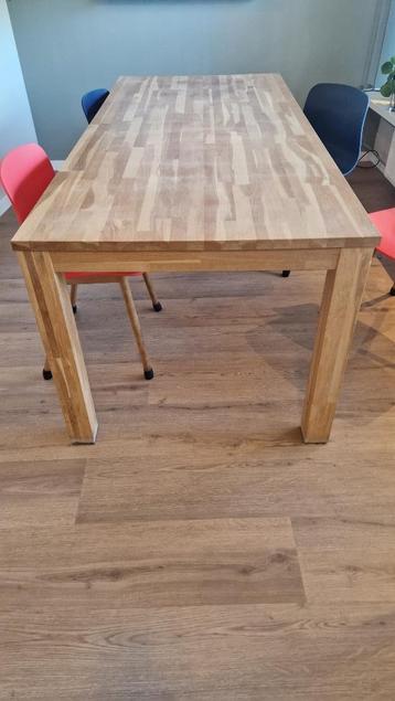 Massief eiken eetkamertafel 200*90cm  beschikbaar voor biedingen
