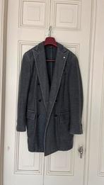 Grijze wollen peacoat van LBM 1911 in maat 48, Ophalen of Verzenden, Gedragen, Maat 48/50 (M), Grijs