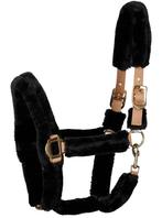 Harry’s horse halster faux bont ( nep ) zwart nieuw full, Ophalen of Verzenden, Nieuw