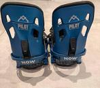 Now Pilot Snowboard Bindingen - Medium navy blauw, Sport en Fitness, Snowboarden, Ophalen of Verzenden, Gebruikt, Bindingen